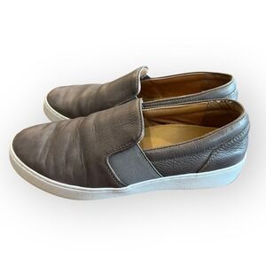 Vionic Demetra Women's Slip-On Sneakers Brown Leather‎ Size 7.5
